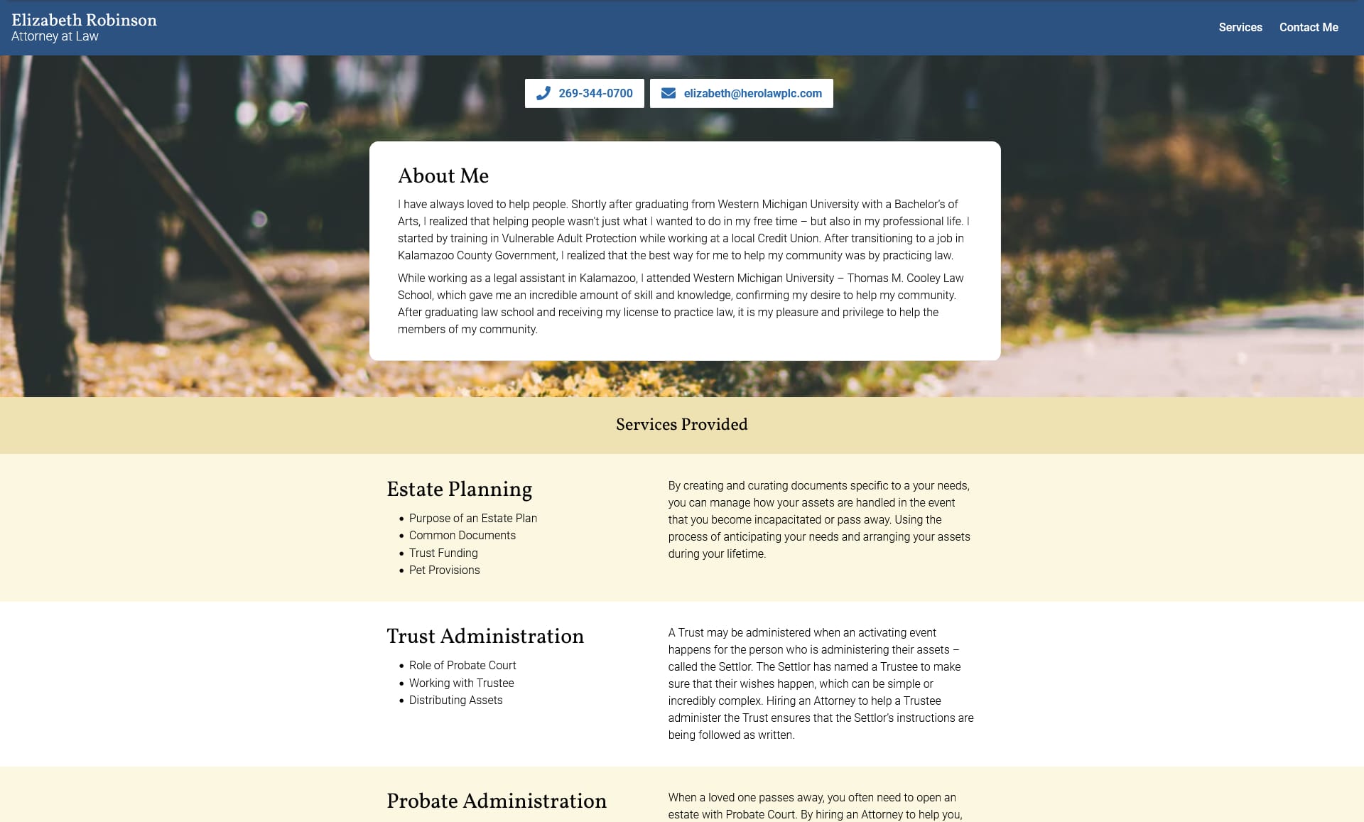 Attorney Website
